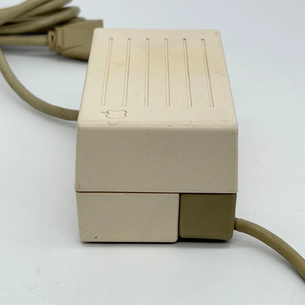 Vintage Apple Power Supply IIc A2M4017 15V 1.2A 18W 7-Pin DIN Adapter Good Cond